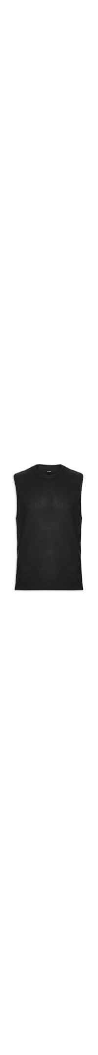 Regata Masculina em Tricot - Preto