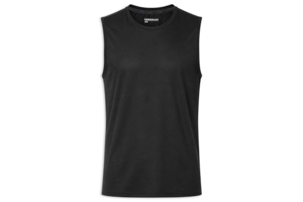 Regata Masculina Esportiva Com Textura - Preto