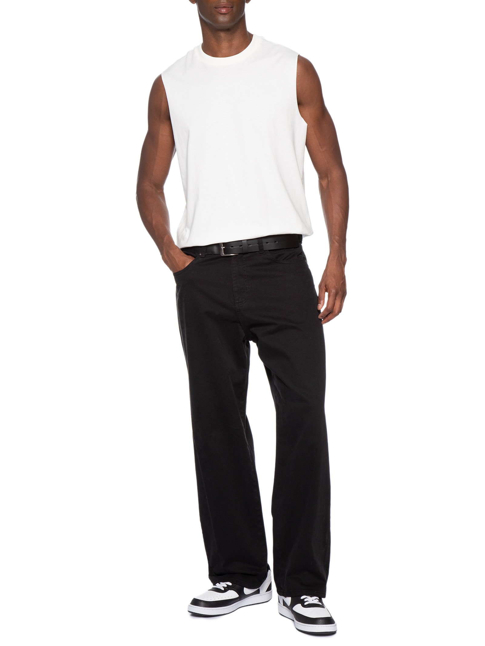 Regata Masculina Everyday Fit Muscle Branco Cotton On