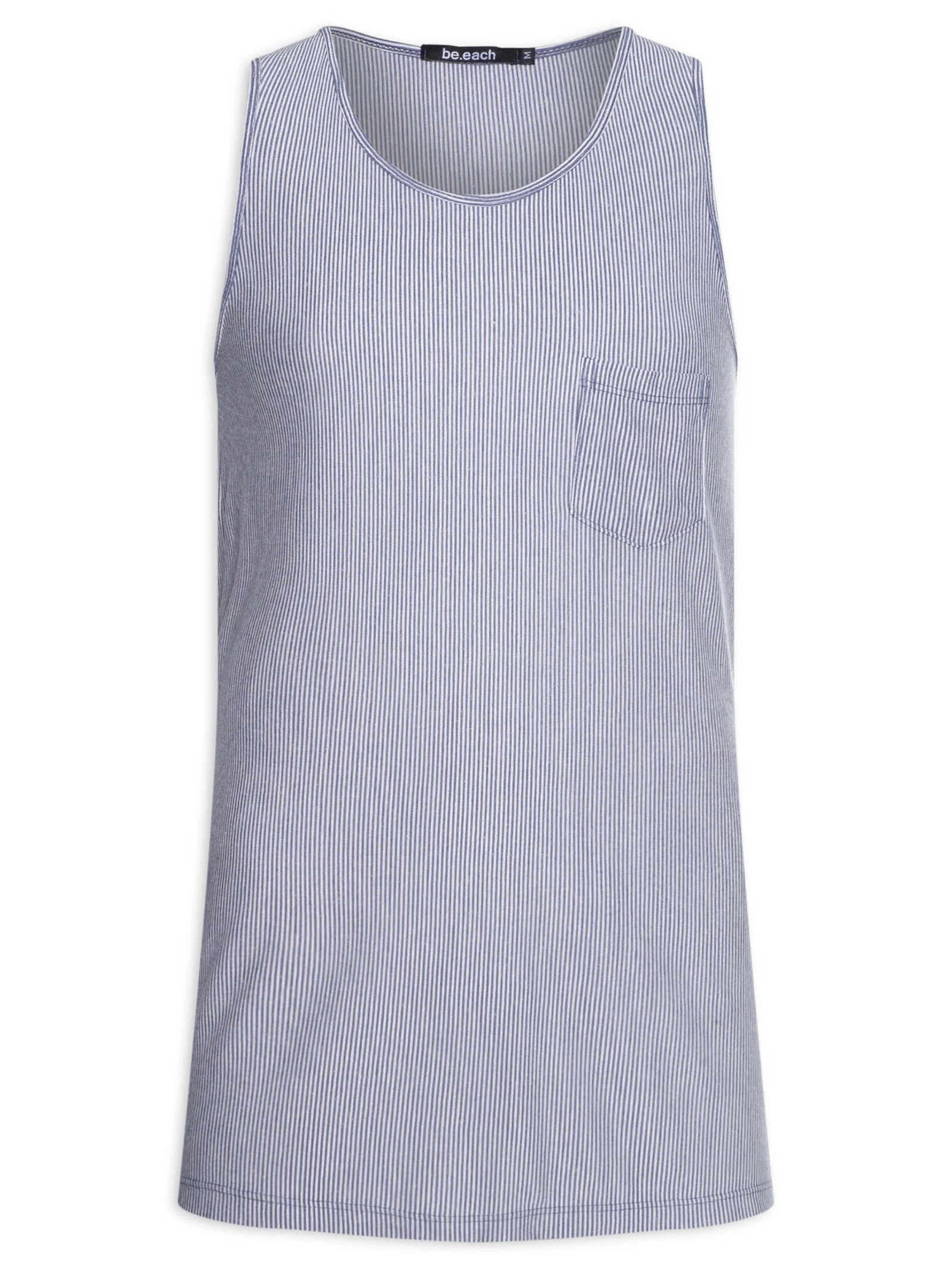 Regata Masculina Ibiza Listra Azul Be.each