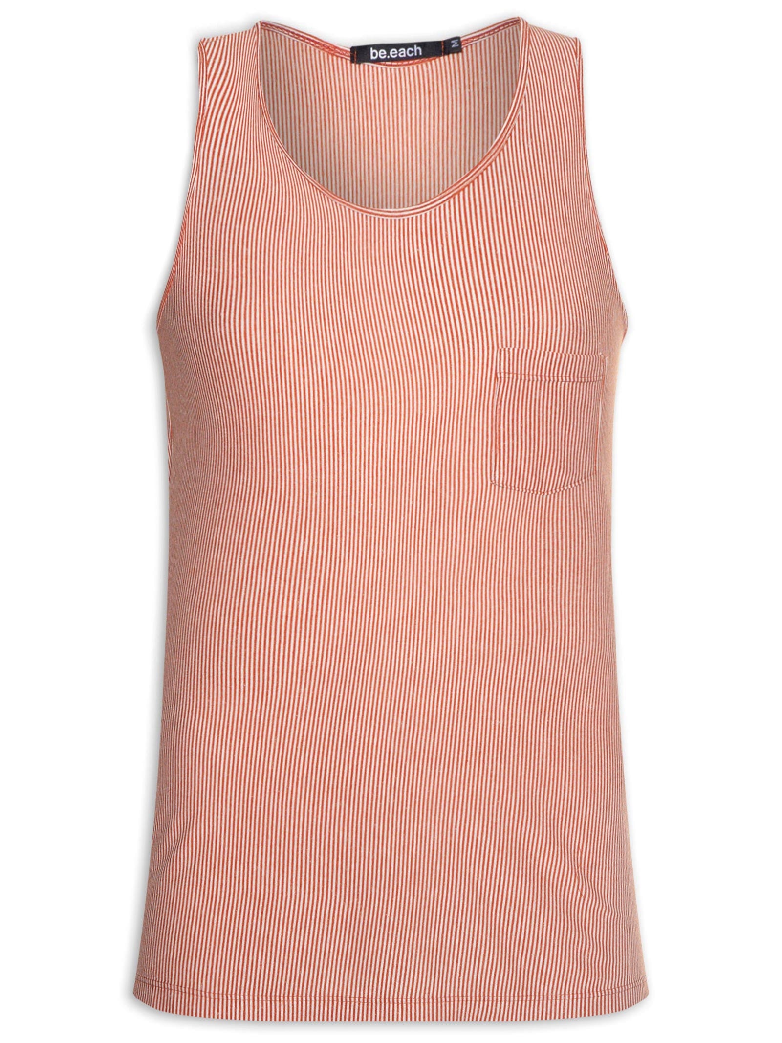 Regata Masculina Ibiza Listra Laranja Be.each