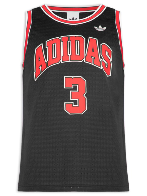 Regata Masculina Jersey - Preto