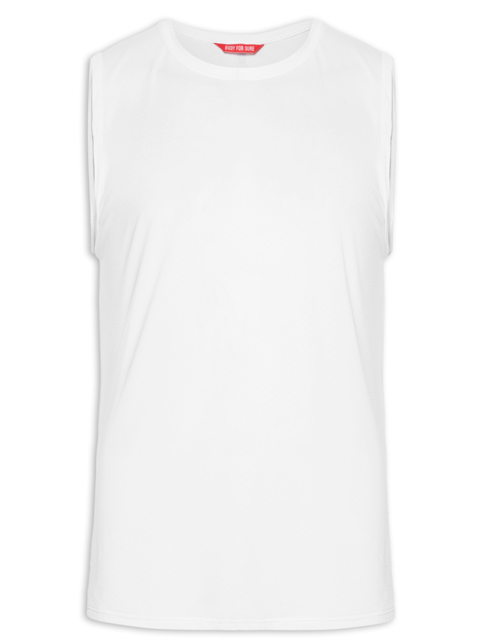 Regata Masculina Lisa Branco Body For Sure