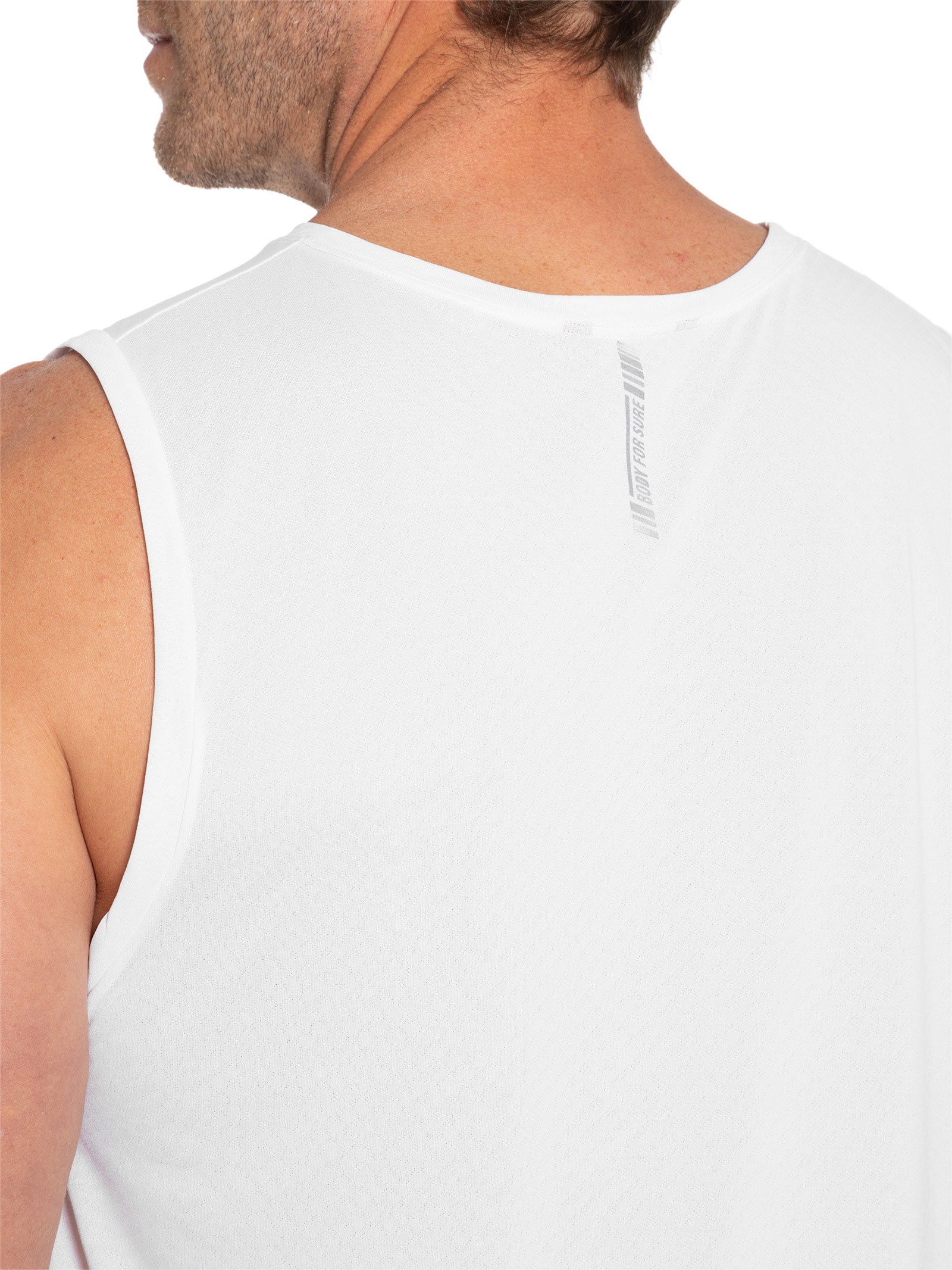 Regata Masculina Lisa Branco Body For Sure