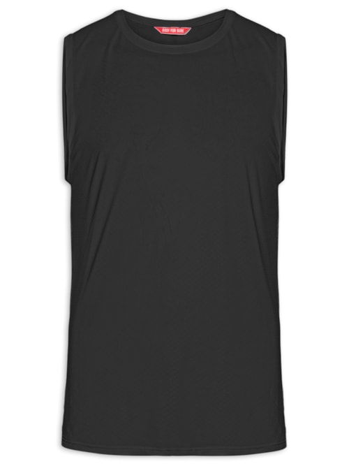 Regata Masculina Lisa – Preto