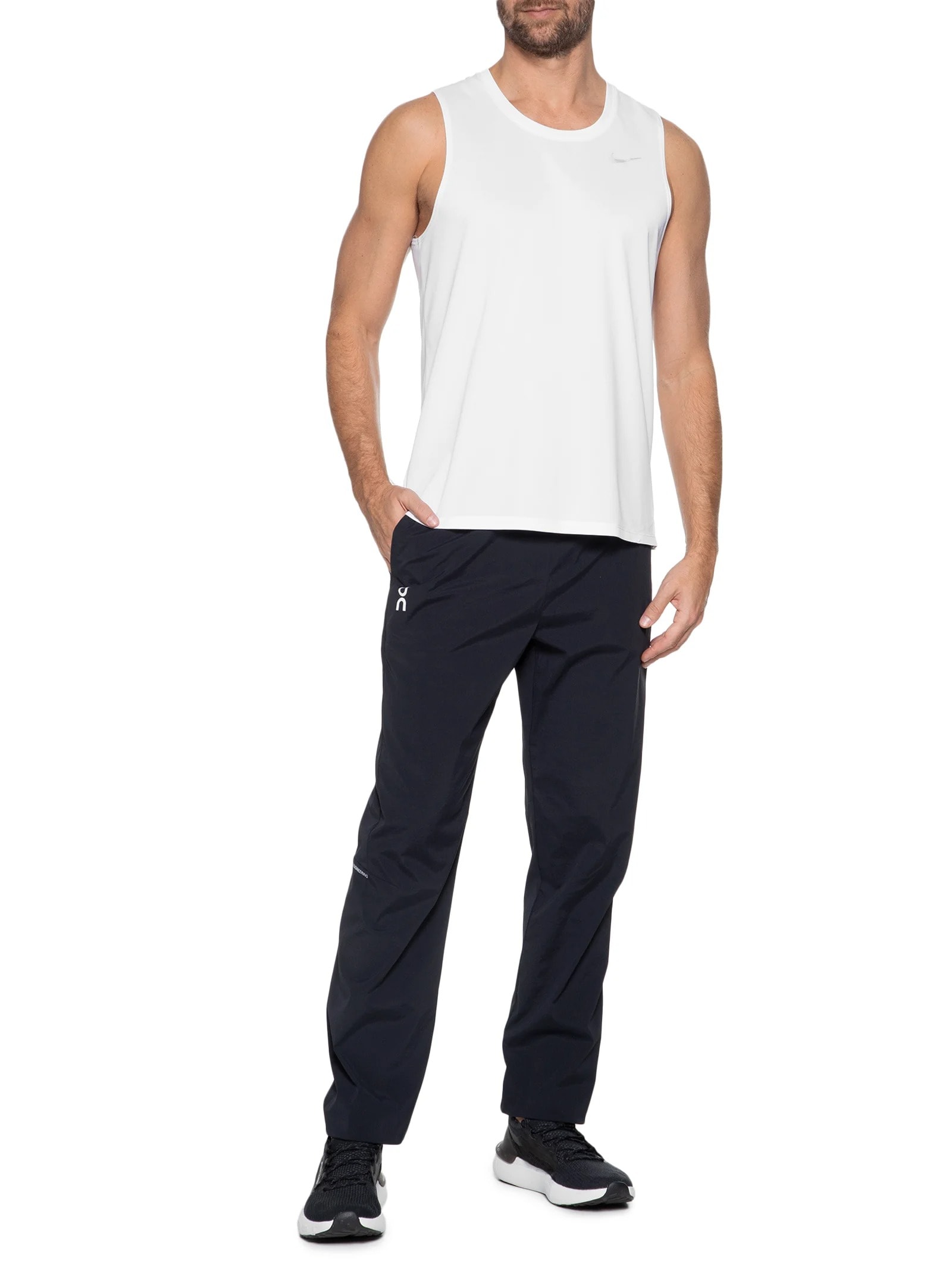 Regata Masculina M NK DF Miler Tank Branco Nike