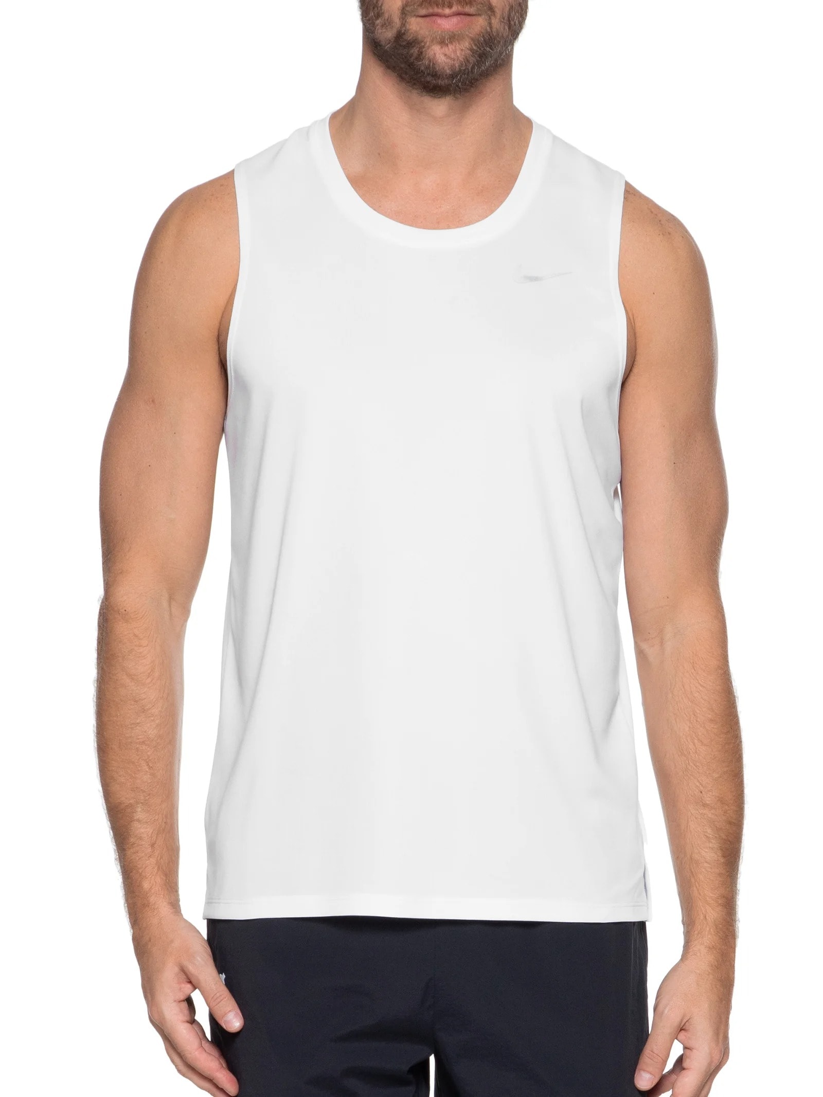 Regata Masculina M NK DF Miler Tank Branco Nike