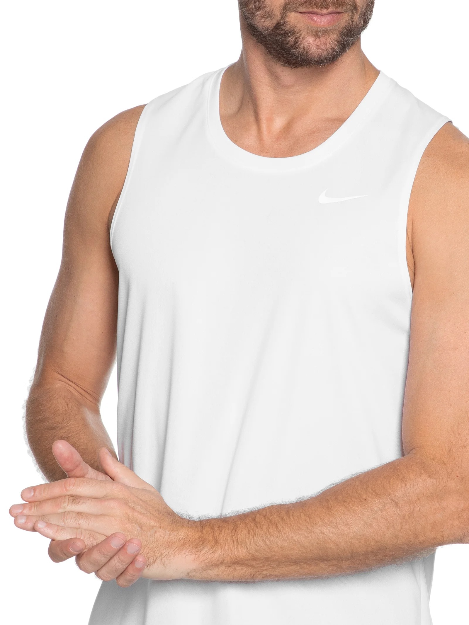 Regata Masculina M NK DF Miler Tank Branco Nike