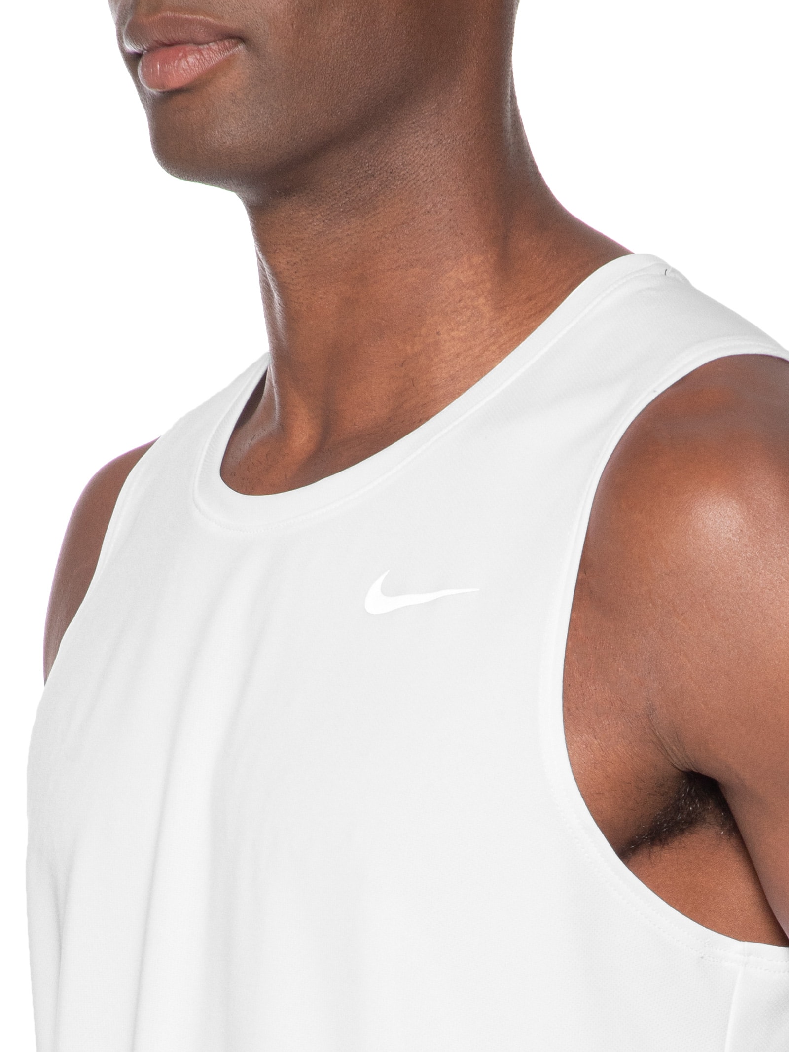 Regata Masculina M NK DF Miler Tank Branco Nike