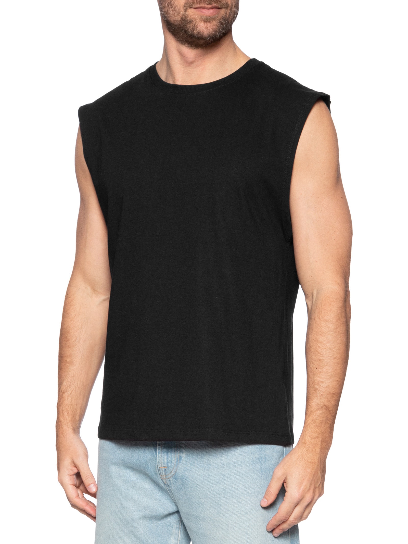 Regata Masculina Machão Preto Basiq Men