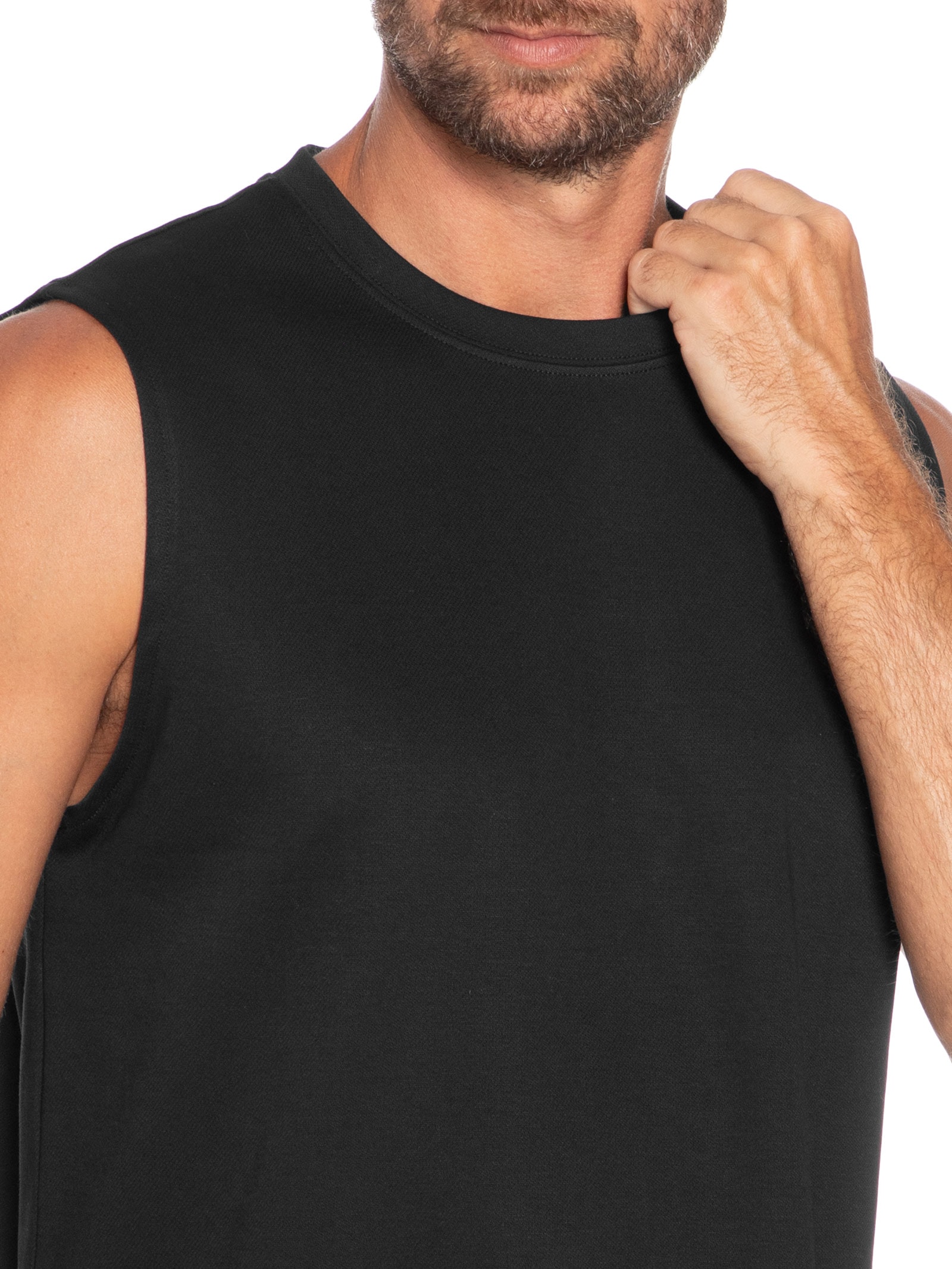 Regata Masculina Machão Preto Basiq Men