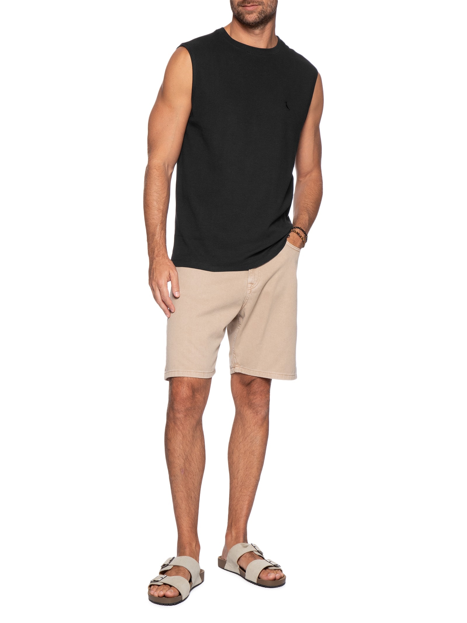 Regata Masculina Machão Wellen Preto Reserva