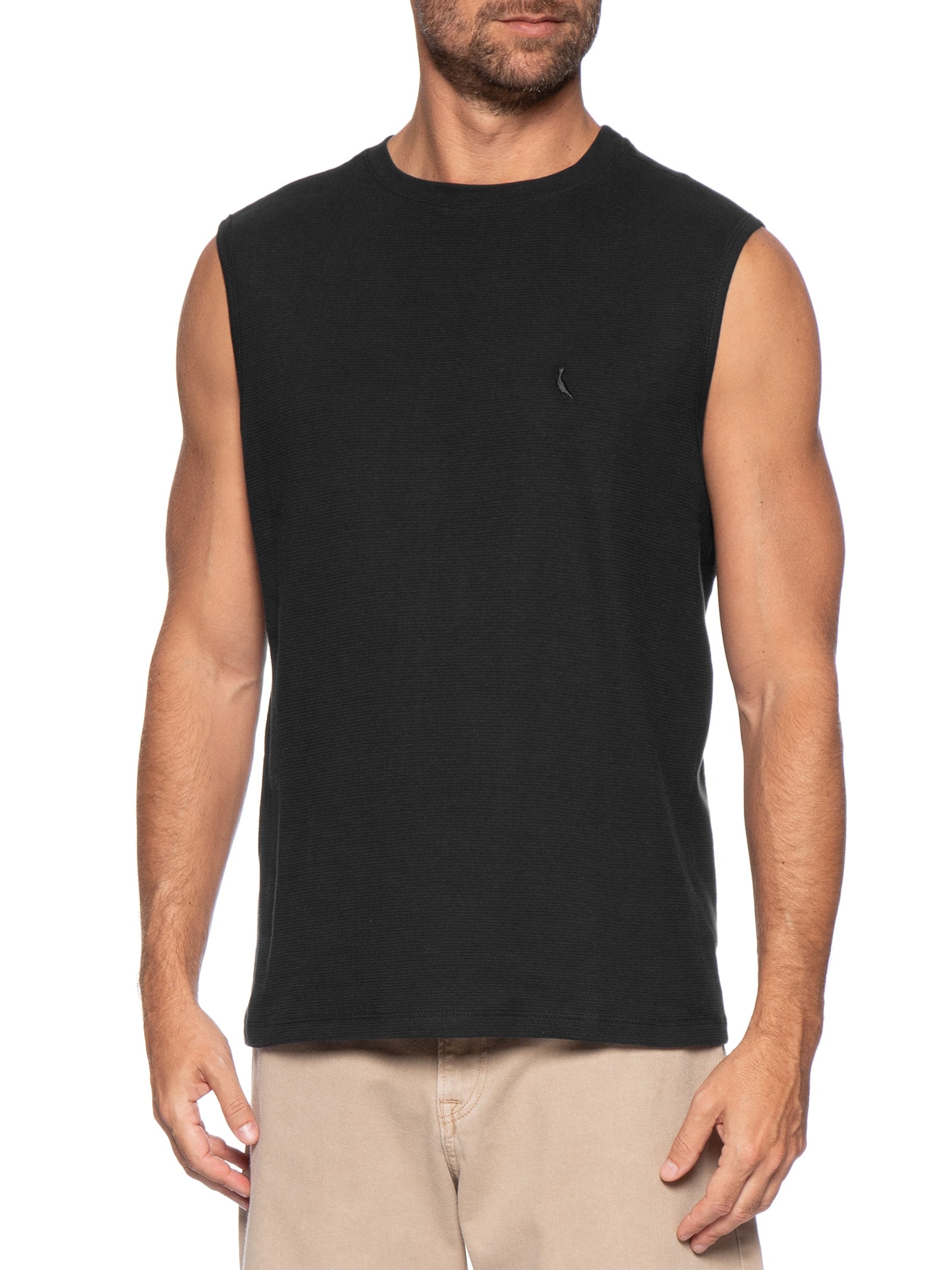 Regata Masculina Machão Wellen Preto Reserva