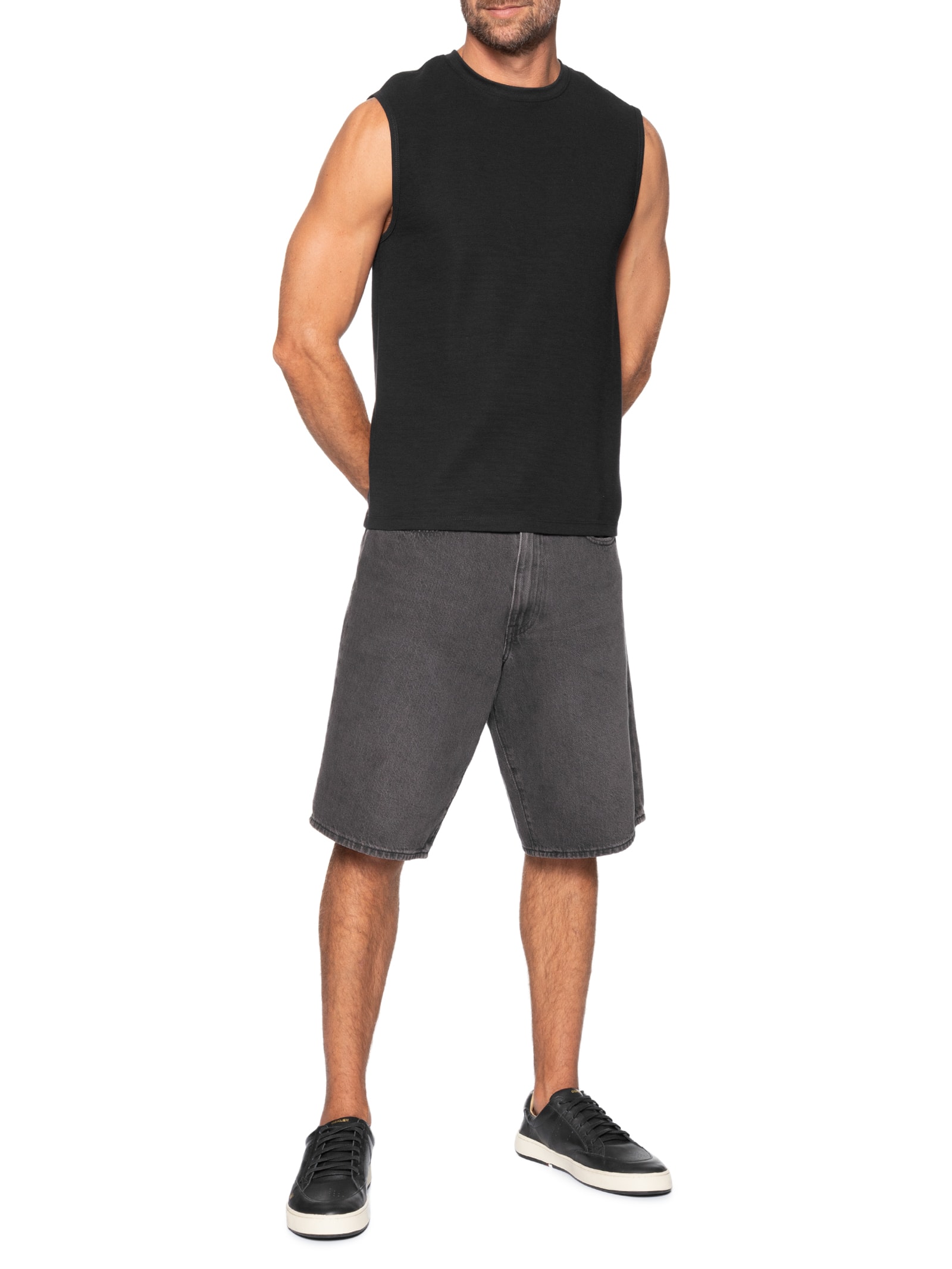 Regata Masculina Machão Wellen Preto Reserva