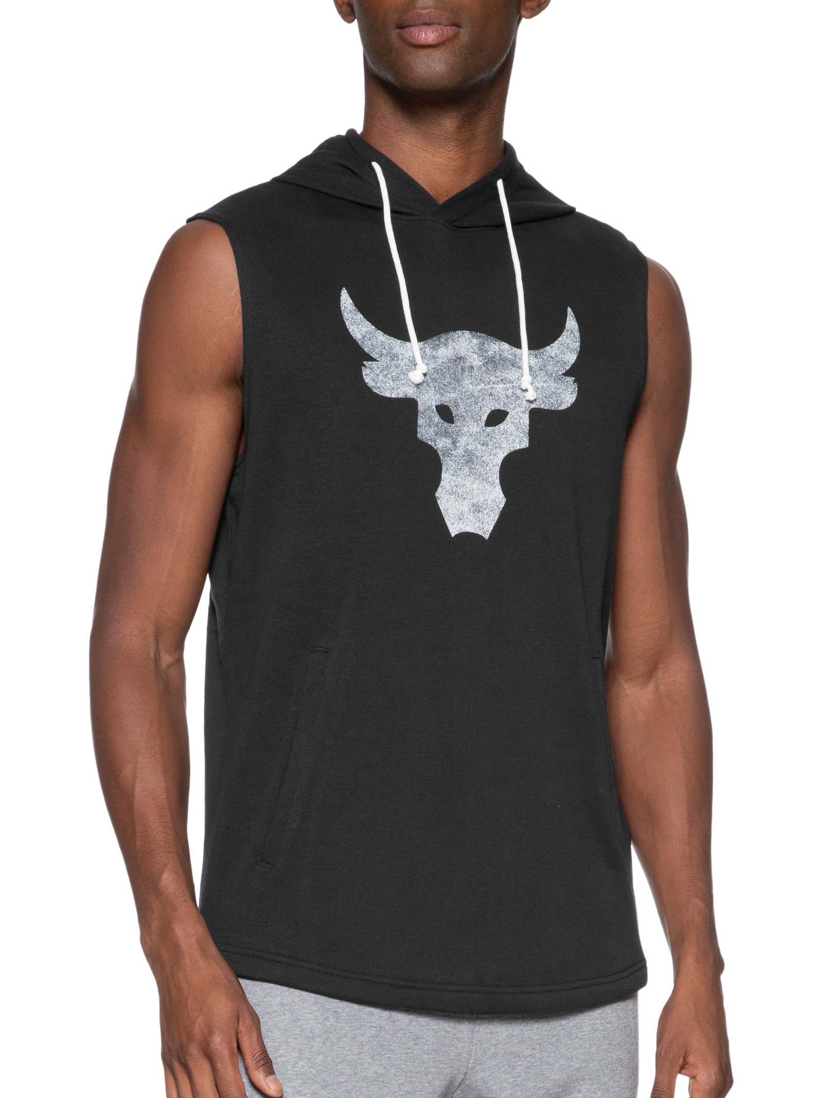 Regata Masculina Moletom De Treino Project Rock Terry Hd Com Capuz