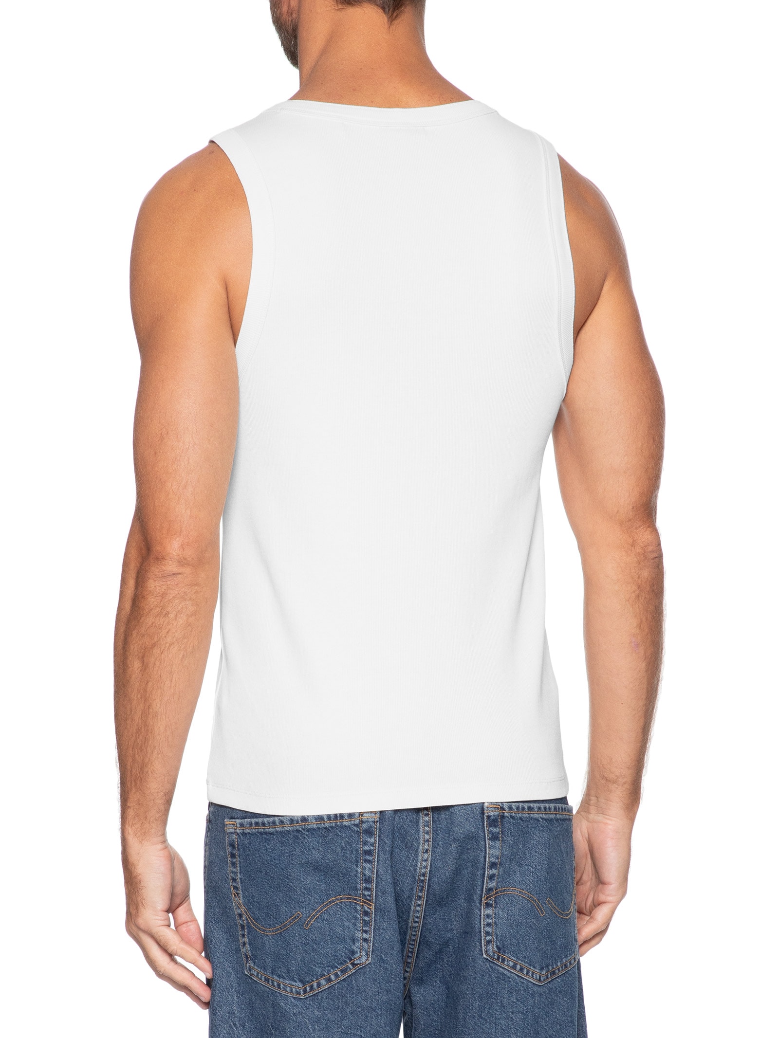 Regata Masculina Nuvest Branco Hugo