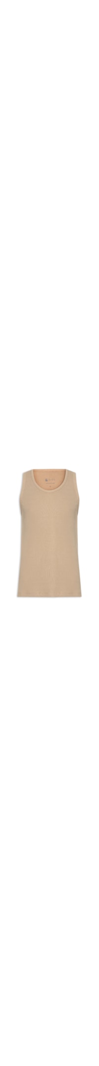Regata Masculina Rib Slim - Bege