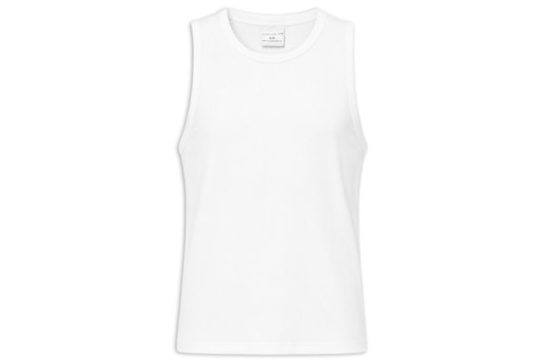 Regata Masculina Rib Tank - Branco