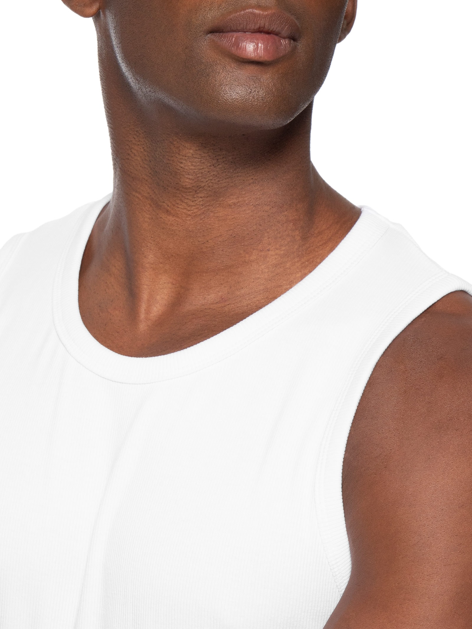 Regata Masculina Rib Tank Branco Cotton On