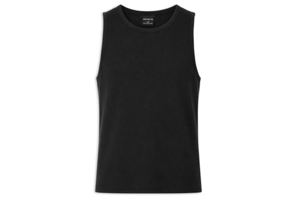 Regata Masculina Rib Tank - Preto