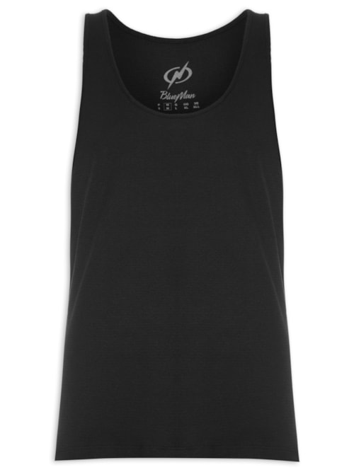 Regata Masculina Ribana Basic - Preto