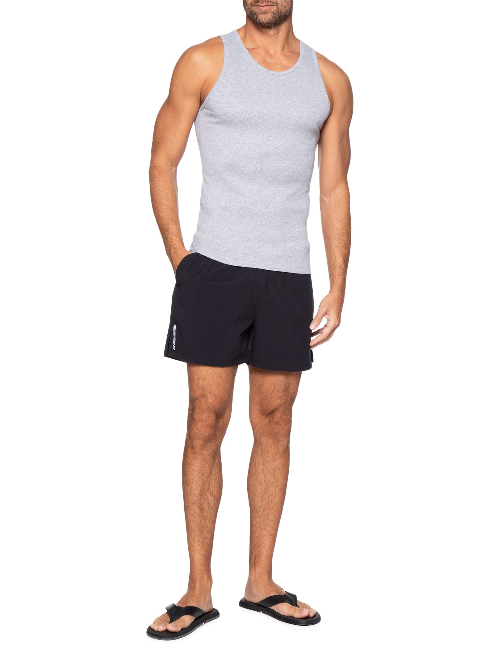 Regata Masculina Ribana Cinza Sergio K