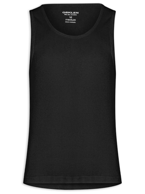 Regata Masculina Ribana E-Basics – Preto