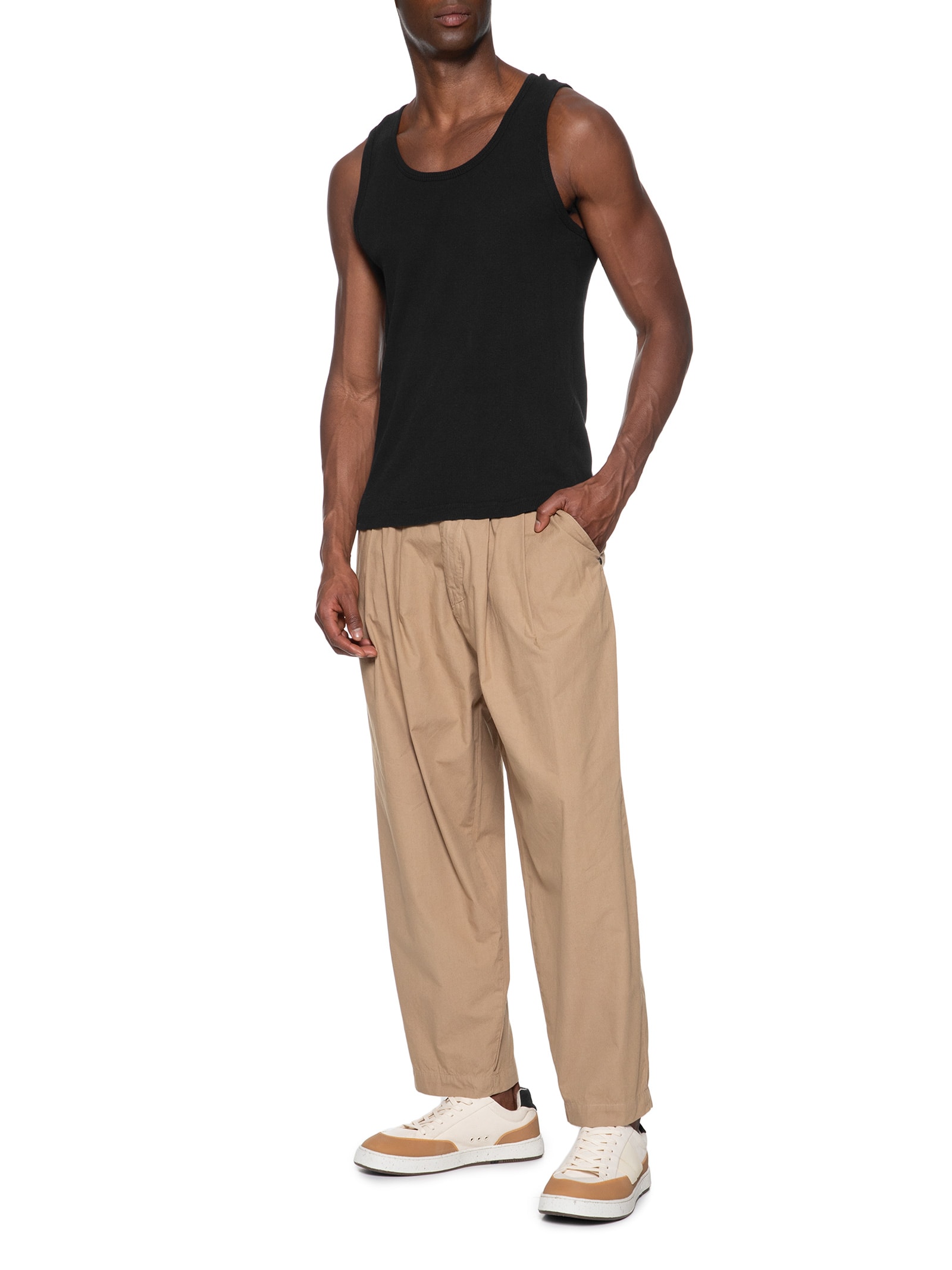 Regata Masculina Ribana E-Basics Preto Osklen