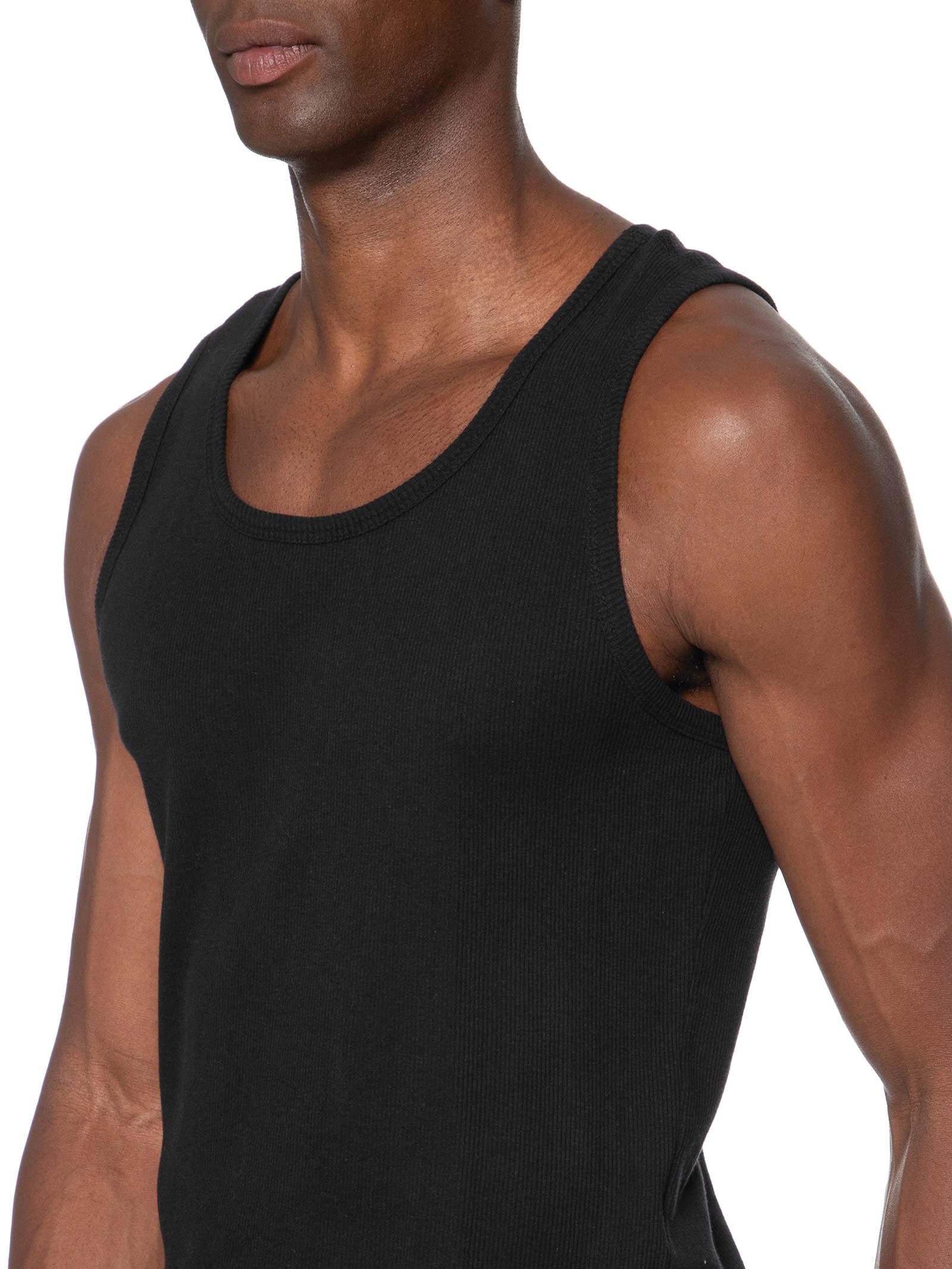 Regata Masculina Ribana E-Basics Preto Osklen