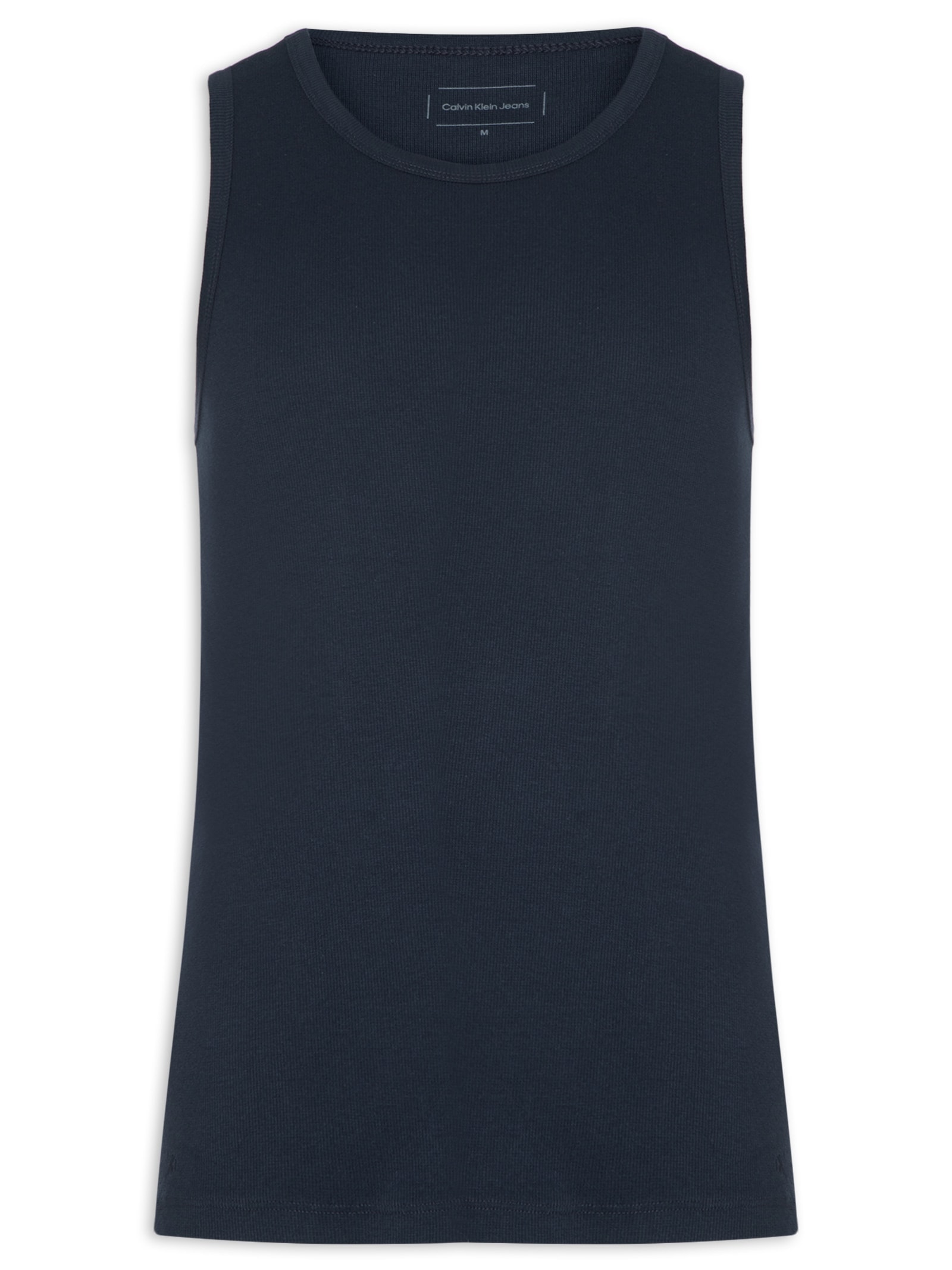 Regata Masculina Ribana Logo Monograma Azul Calvin Klein Jeans