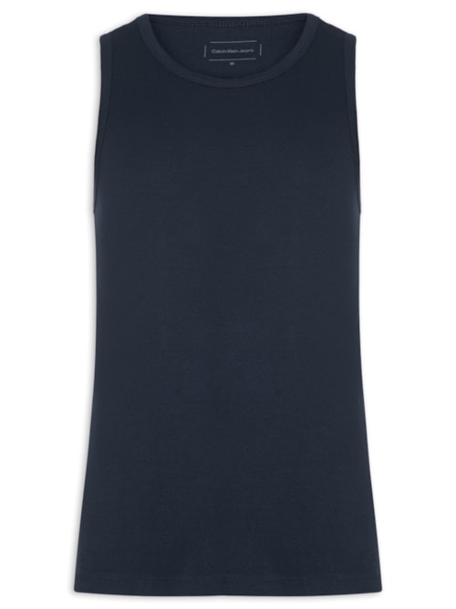 Regata Masculina Ribana Logo Monograma – Azul