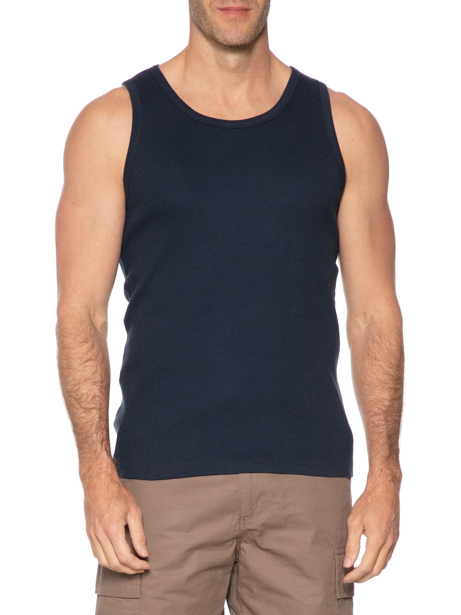 Regata Masculina Ribana Logo Monograma Azul Calvin Klein Jeans