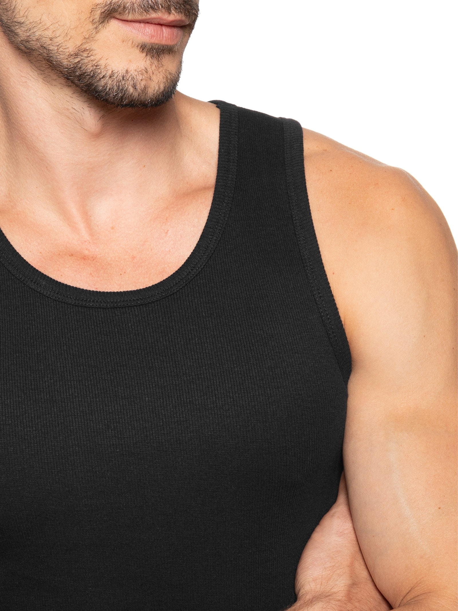 Regata Masculina Ribana Preto Sergio K