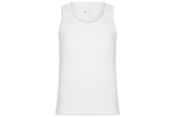 Regata Masculina Ribana Slim - Branco