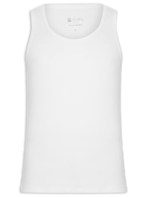 Regata Masculina Ribana Slim – Branco