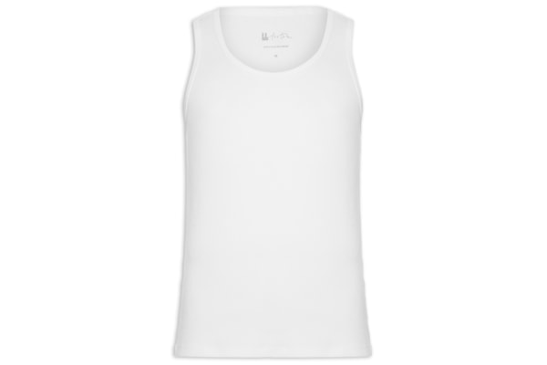 Regata Masculina Ribana Slim - Branco