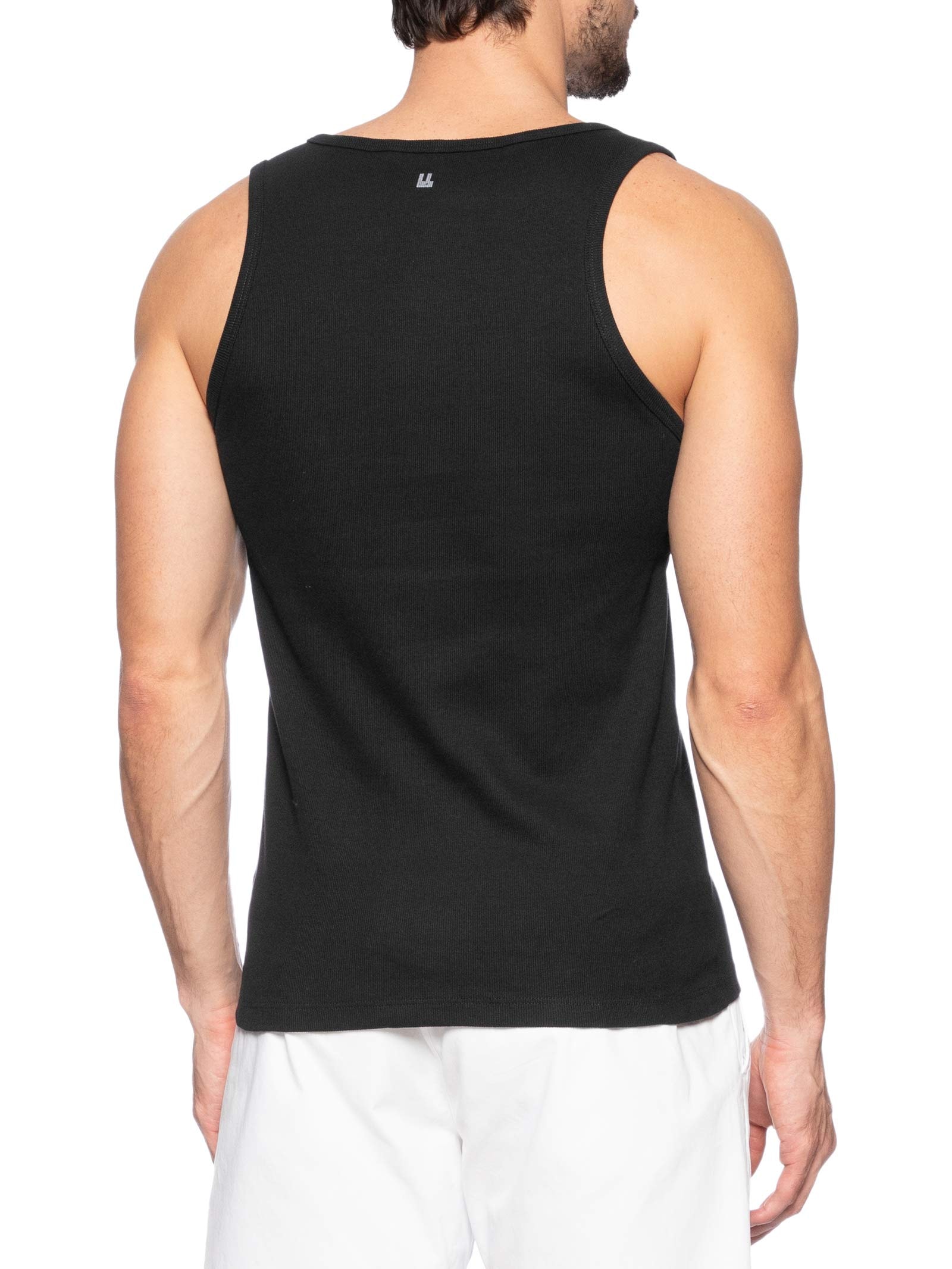 Regata Masculina Ribana Slim Preto Foxton