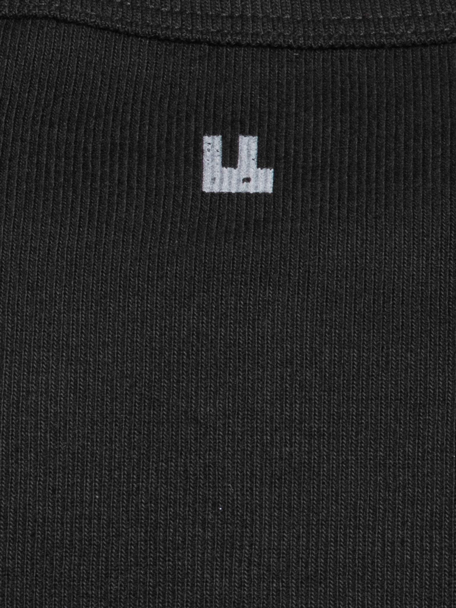 Regata Masculina Ribana Slim Preto Foxton