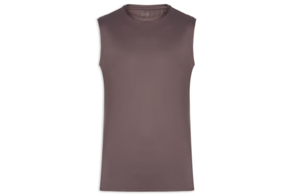 Regata Masculina Run Slim Men - Marrom