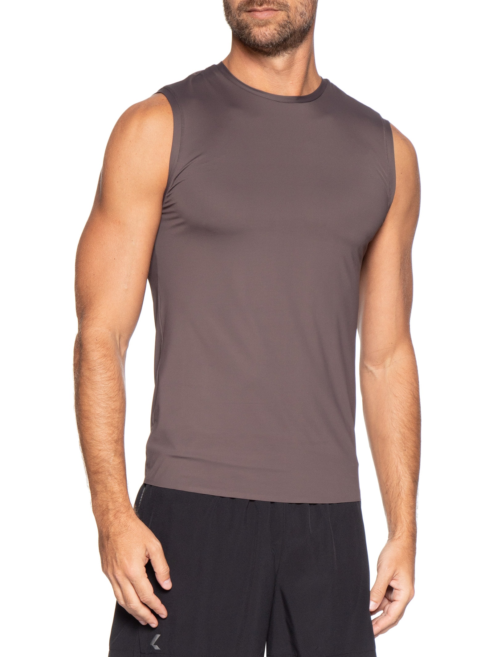 Regata Masculina Run Slim Men Marrom Live!