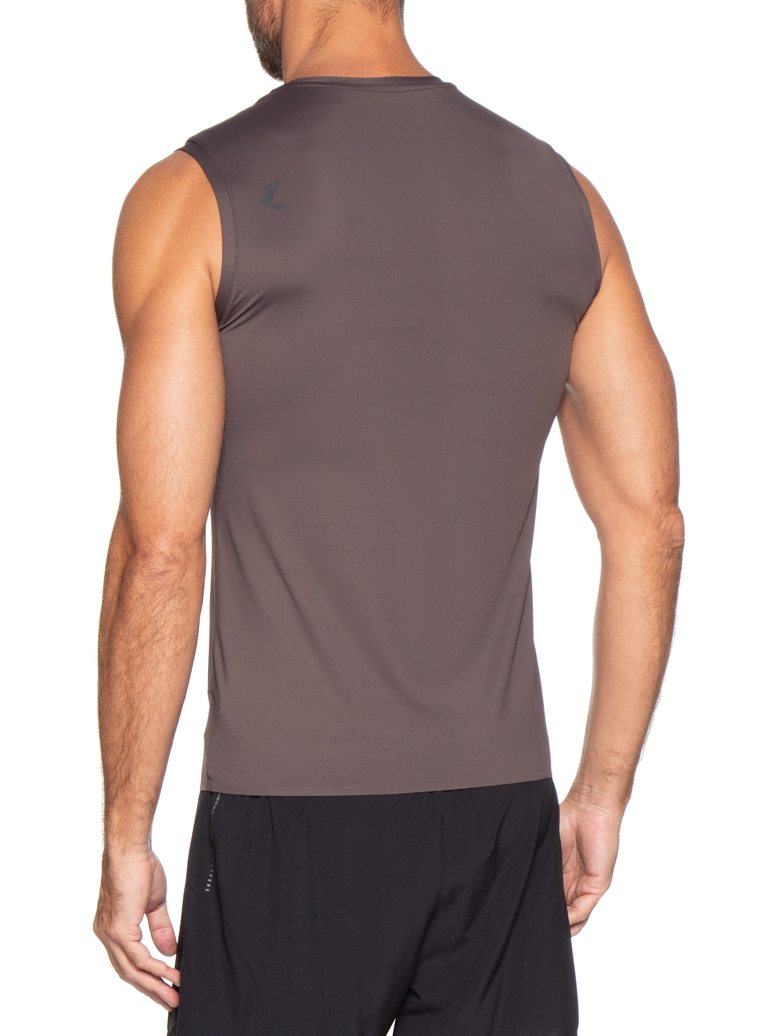 Regata Masculina Run Slim Men Marrom Live!