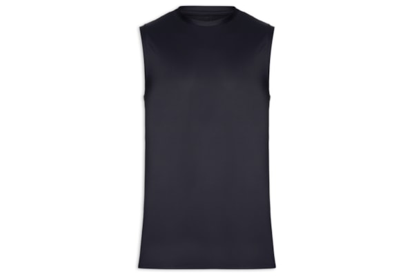 Regata Masculina Run Slim Men - Preto