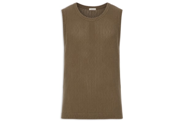 Regata Masculina Rustic Knit - Marrom