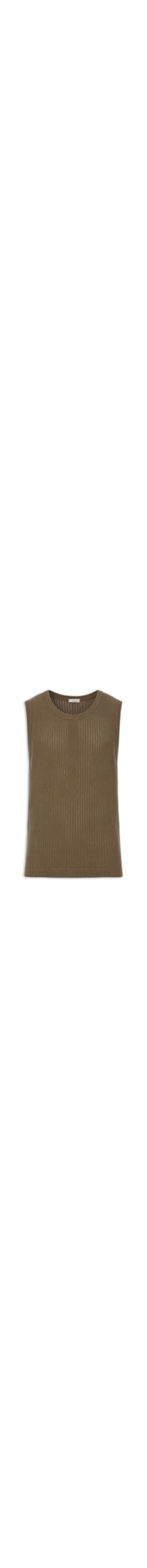 Regata Masculina Rustic Knit - Marrom