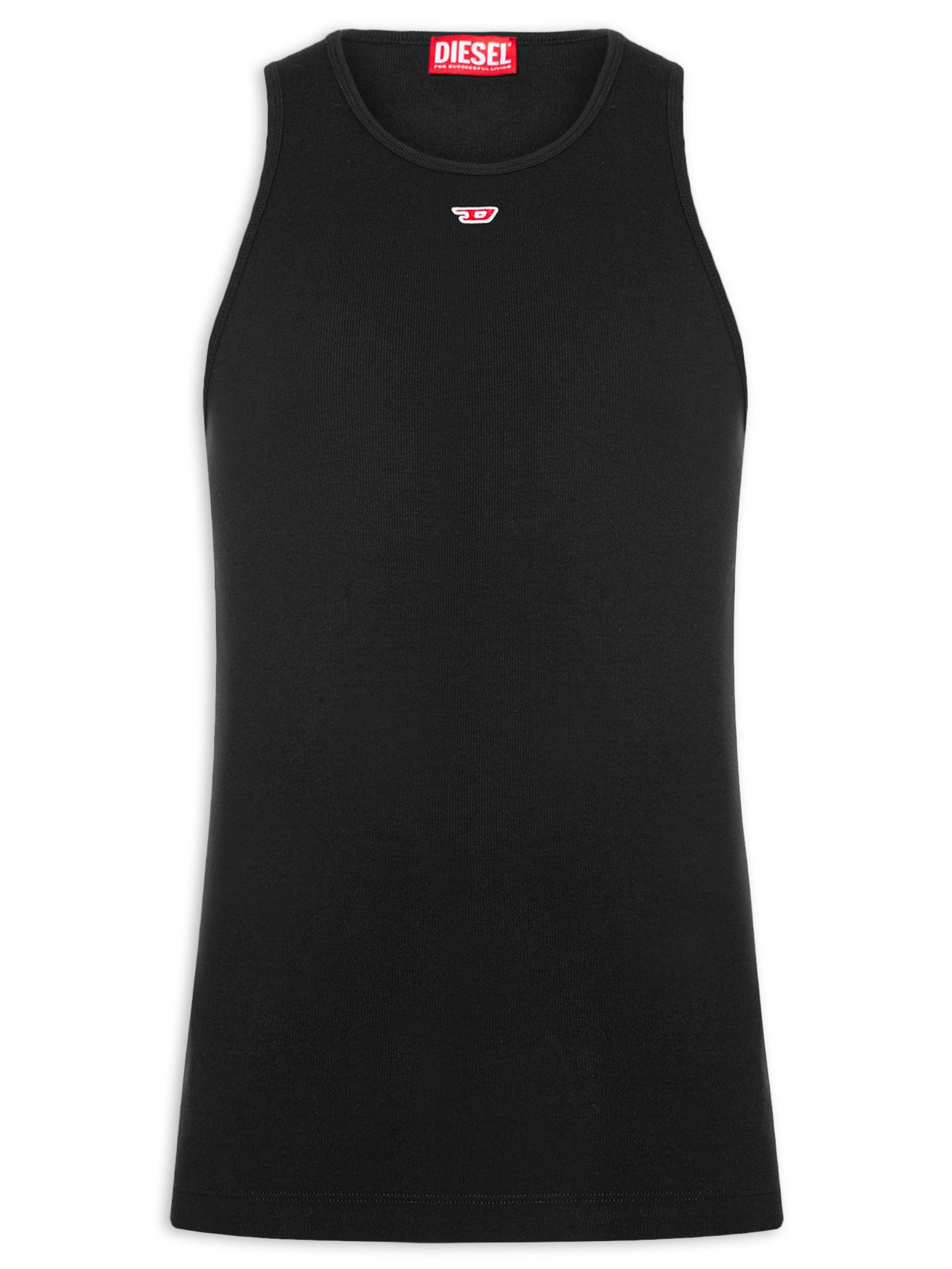 DIESEL Men's Sleeveless Knit Tシャツ Diesel - Regata Masculina T-Lifty - Preto