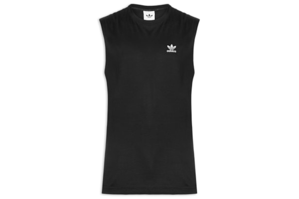Regata Masculina Trefoil Essentials - Preto