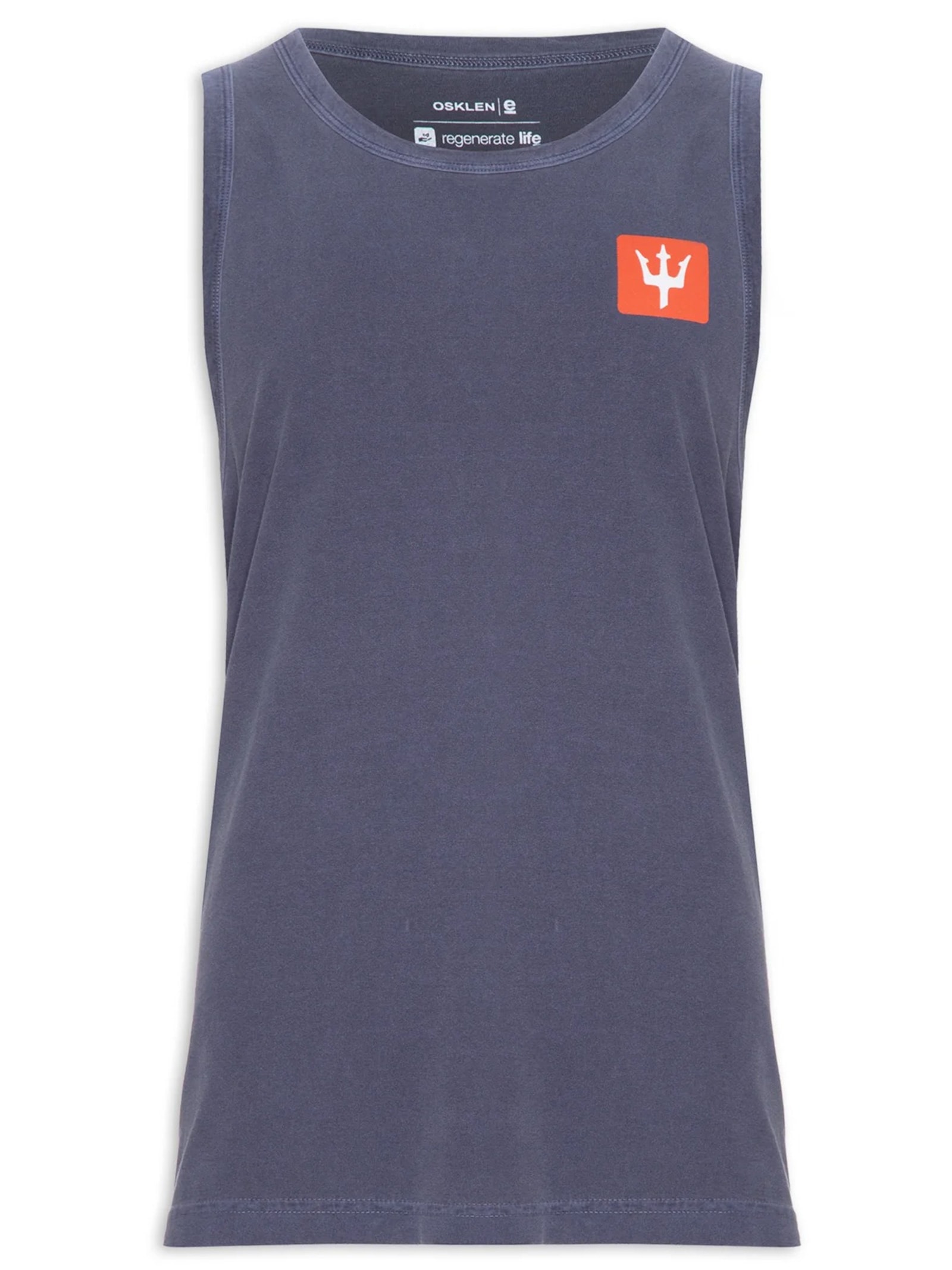 Regata Masculina Tridente Box Azul Osklen