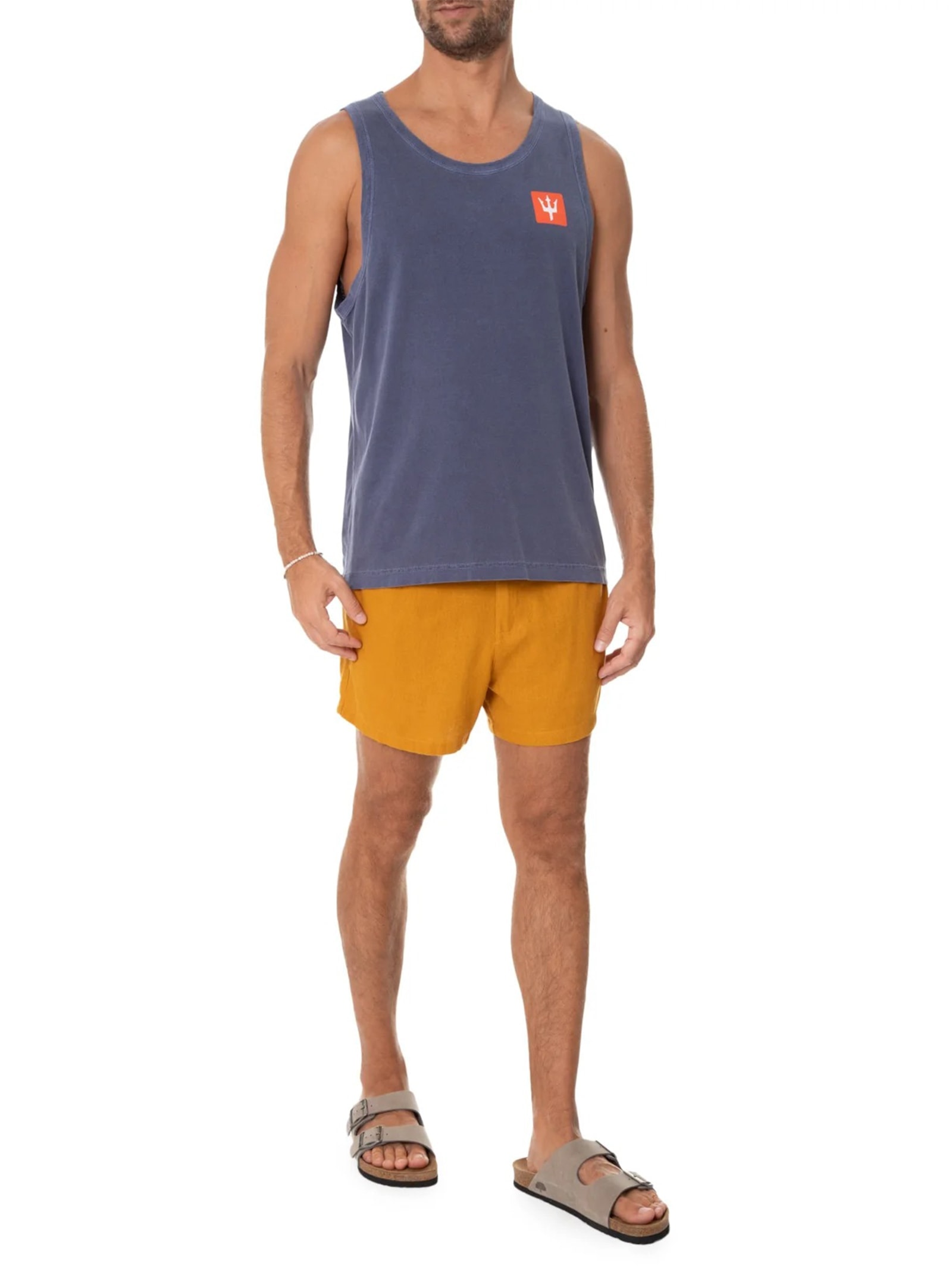 Regata Masculina Tridente Box Azul Osklen