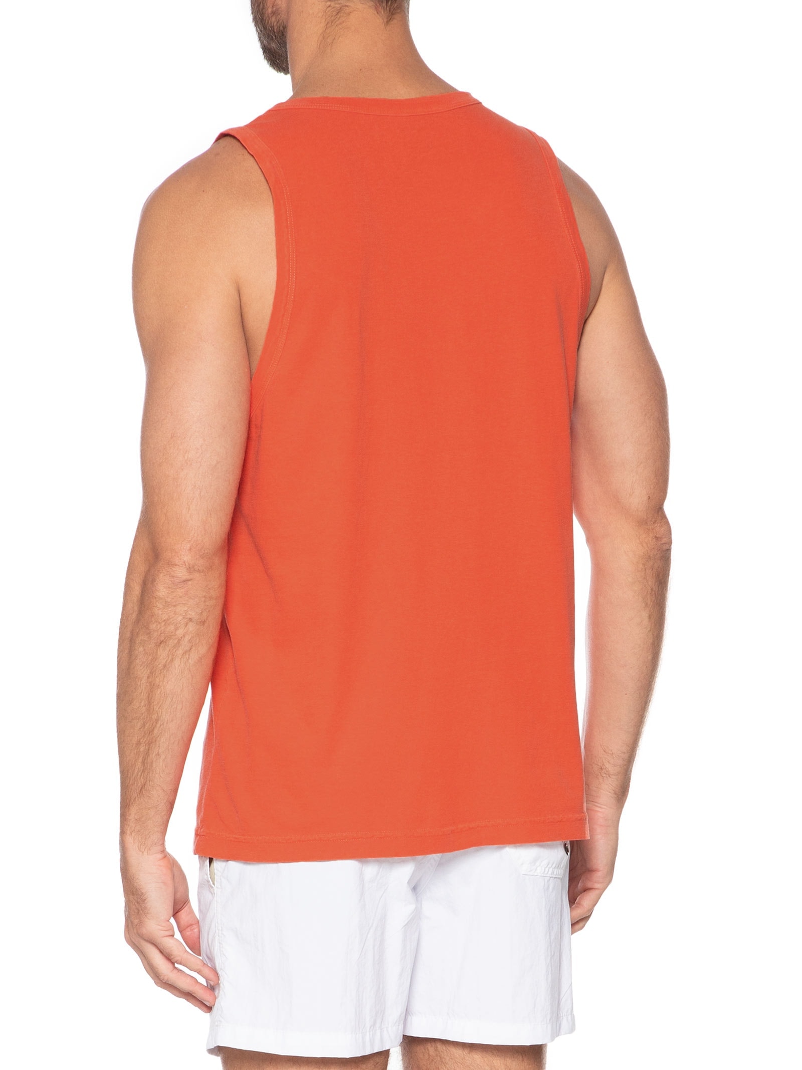 Regata Masculina Tridente Box Laranja Osklen