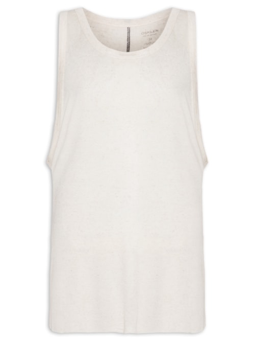 Regata Masculina Visual Linen Cut – Bege